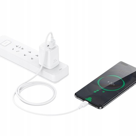 KABEL MICRO USB MOCNY SZYBKI 2.4A RECCI BIAŁY