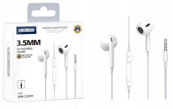 SŁUCHAWKI Z MIKROFONEM 3.5MM DOUSZNE JACK JELLICO