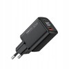 SZYBKA ŁADOWARKA SIECIOWA 30W USB i USB-C PD QC 3.0 WYŚWIETLACZ LED RECCI