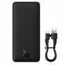 BASEUS POWER BANK SZYBKIE ŁADOWANIE 10000MAH 20W USB-C USB-A + KABEL MOCNY