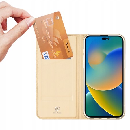 Skórzane Etui CASE z Klapką do iPhone 14 PRO MAX