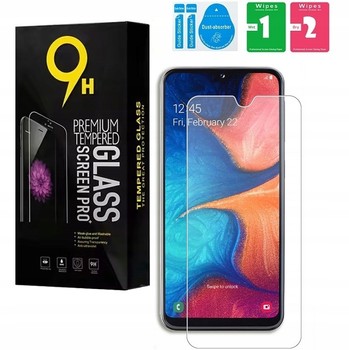SZKŁO HARTOWANE do SAMSUNG GALAXY A10 / 10S SZYBKA 9H OCHRONA EKRANU ZESTAW