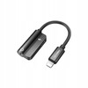 PRZEJŚCIÓWKA ADAPTER 3,5MM AUDIO SŁUCHAWEK AUX + LIGHTNING DO IPHONE RECCI