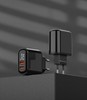 SZYBKA ŁADOWARKA SIECIOWA 18W 2x USB QC 3.0 ZASILACZ Z WYŚWIETLACZEM RECCI