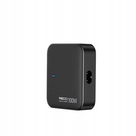 SZYBKA ŁADOWARKA SIECIOWA 100W GaN 2x USB 2x USB-C 3.0 MOCNY ZASILACZ RECCI