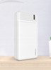 SZYBKI POWERBANK 20000MAH MOCNY SZYBKIE ŁADOWANIE 2,1A USB C + KABEL RECCI