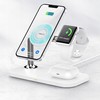 STOJAK Z ŁADOWARKA BEZPRZEWODOWA DO IPHONE / WATCH / AIRPODS 15W RECCI
