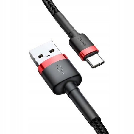 Baseus Wytrzymał Nylonowy Kabel USB-C Typ C 2m