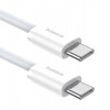 2X BASEUS KABEL PRZEWÓD USB-C 30W PD 480Mb/s 2M BIAŁY 2X USB C TYP C