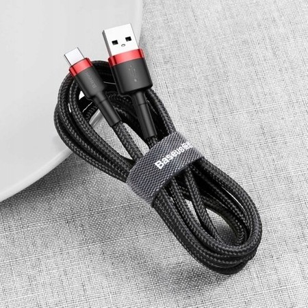 Baseus Wytrzymał Nylonowy Kabel USB-C Typ C 2m