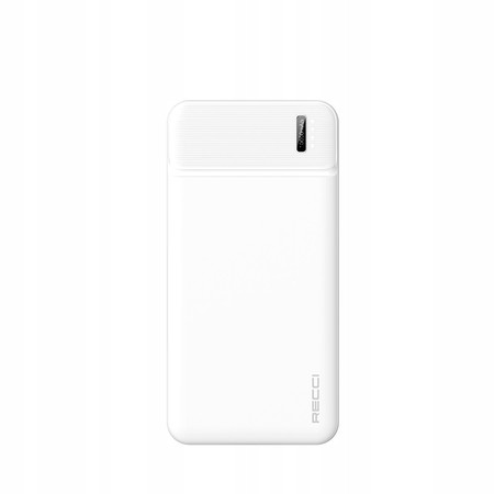 SZYBKI POWERBANK 10000MAH MOCNY SZYBKIE ŁADOWANIE 2,1A USB C + KABEL RECCI