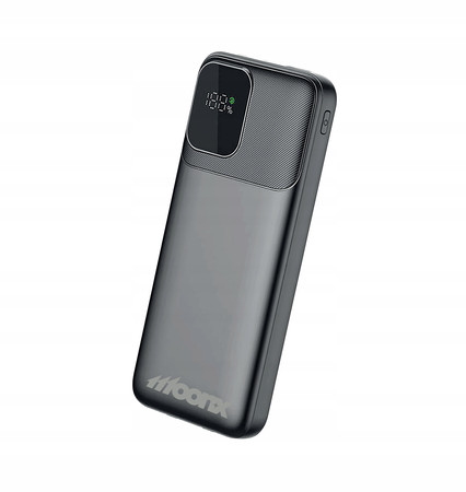 MOONX POWERBANK 10000 MAH 22,5W USB-C USB QC 3.0 SZYBKI MOCNY Z EKRANEM LED