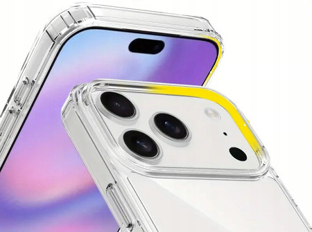 ETUI CASE do iPHONE 17 PRO MAX WZMACNIANE ROGI NAROŻNIKI + SZKŁO HARTOWANE
