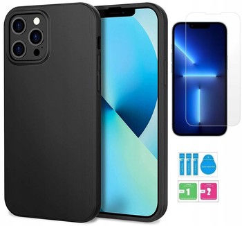 MATOWE MATT CASE ETUI do iPHONE 14 PRO + SZKŁO