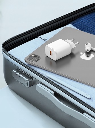 SZYBKA ŁADOWARKA SIECIOWA USB DO TELEFONU ZASILACZ 18W QC3.0 3A RECCI