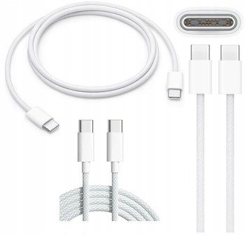 SZYBKI KABEL DO IPHONE 15 PRO MAX USB-C TYP C 60W PRZEWÓD MOCNY W OPLOCIE