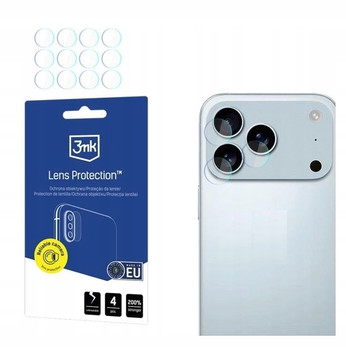 3MK SZKŁO NA APARAT DO IPHONE 17 PRO HYBRYDOWE NIEPEKAJACE ZESTAW