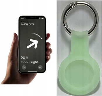 Silikonowe Etui Case Brelok Kluczy do Apple AirTag