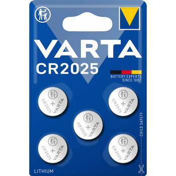 VARTA Bateria litowa guzikowa CR2025 3V Litowa - 5szt