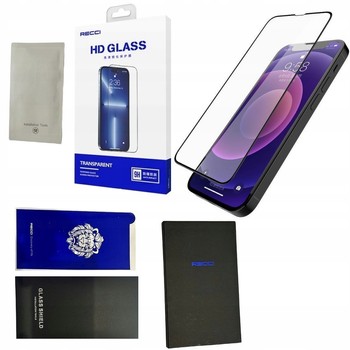 SZKŁO HARTOWANE PEŁNE DO IPHONE 13 MINI NA CAŁY EKRAN RECCI