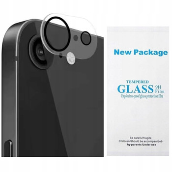 PEŁNE SZKŁO NA APARAT DO iPhone 16e OBIEKTYW PREMIUM 3D SZYBKA OCHRONA