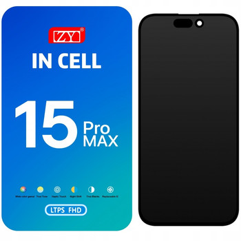 WYŚWIETLACZ EKRAN LCD DO IPHONE 15 PRO MAX INCELL ZY + USZCZELKA EKRANU