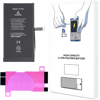 BATERIA DO iPHONE 14 PLUS POJEMNOŚĆ 4325 mAh ŚWIEŻA KOMPLET