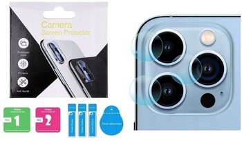 3x SZKŁO HARTOWANE NA APARAT DO iPhone 15 / 15 PLUS MAX NA APARATY