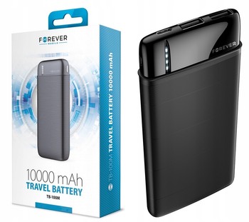 PowerBank 10000mAh USB C Micro FAST 10W + Kabel