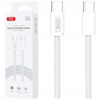 SZYBKI KABEL DO IPHONE 15 PRO MAX USB-C TYP C 60W PRZEWÓD MOCNY NYLON 1,5M