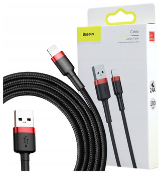 KABEL PRZEWÓD DO LIGHTNING/USB DO IPHONE X XS MAX 11 12 13 14 PRO 1M MOCNY