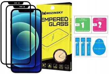 2x Szkło Hartowane 9H 5D iPhone 12 Pro Max Zestaw