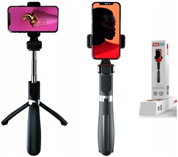 Selfie Stick Wysuwany Premium na Bluetooth Tripod