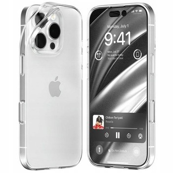 ETUI MERCURY JELLY CASE OBUDOWA DO iPHONE 16 PRO ANTI YELLOW CLEAR