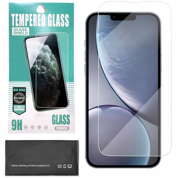 SZKŁO HARTOWANE do iPhone 14 13 PRO 13 PEŁNE PREMIUM 9H BIG EDGE ZESTAW