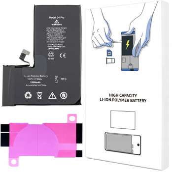 BATERIA DO iPHONE 14 PRO POJEMNOŚĆ 3200 mAh ŚWIEŻA KOMPLET