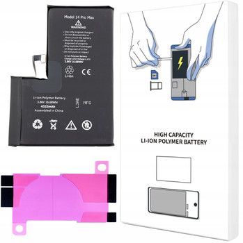 BATERIA DO iPHONE 14 PRO MAX POJEMNOŚĆ 4323 mAh ŚWIEŻA KOMPLET