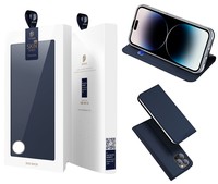CASE SKÓRZANE ETUI Z KLAPKĄ do iPhone 15 PRO MAX