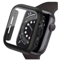 2w1 ETUI CASE DO APPLE WATCH 9 8 7 45MM PEŁNA OCHRONA 360 CZARNE