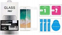 Szkło Hartowane Szybka Pełne 5D iPhone 6 6s Białe