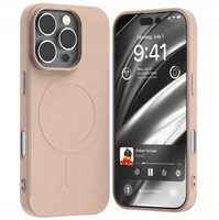 ETUI MERCURY SILIKON CASE DO iPHONE 16 PRO MAX DO MAG SAFE Z MIKROFIBRĄ