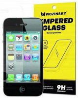 Szkło Hartowane 9H do iPhone 4 4s Pełny Zestaw