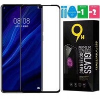 SZKŁO HARTOWANE PEŁNE SZYBKA do HUAWEI P20 PRO ZESTAW OCHRONA