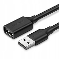 UGREEN KABEL PRZEDŁUŻACZ USB-A USB MĘSKI - ŻEŃSKI 480Mb/s 1M MOCNY