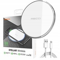 SZYBKA ŁADOWARKA BEZPRZEWODOWA INDUKCYJNA 15W MOCNA + KABEL RECCI