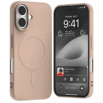 ETUI MERCURY SILIKON CASE DO iPHONE 16 DO MAG SAFE Z MIKROFIBRĄ