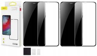 2x SZKŁO HARTOWANE BASEUS do iPhone X Xs 11 Pro