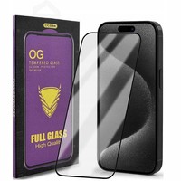 SZKŁO HARTOWANE do iPhone 16 PRO NA CAŁY EKRAN PEŁNE PREMIUM OG OCHRONA
