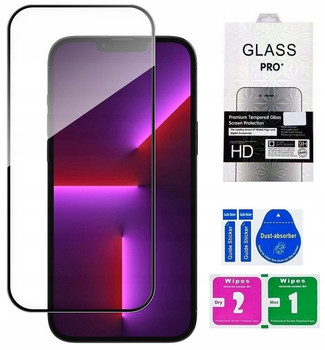 SZYBKA SZKŁO HARTOWANE PEŁNE do iPhone 16e ZESTAW OCHRONA EKRANU