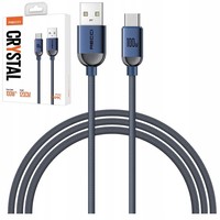 PRZEWÓD KABEL USB-C - USB 1,2M SZYBKIE ŁADOWANIE OPLOT 100W QC 4.0 PD RECCI